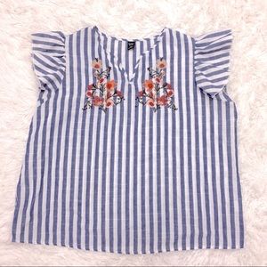 Emory Rose NWOT Striped Blouse size XXL. Runs small I’d say Large